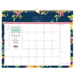 Wall Calendar DD Peyton Navy - 15x12 AY26-27 Monthly Safety Wirebound -