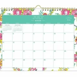Wall Calendar DD Peyton White - 11x8.75 AY26-27 Monthly Safety Wirebound -