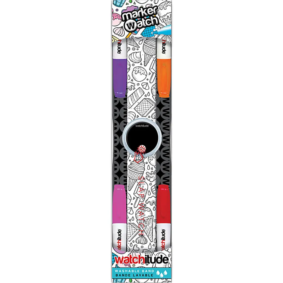 Watchitude Digital Marker Watch, Ice Cream