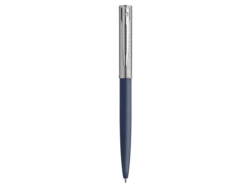 Waterman® Allure Deluxe Ballpoint Pen, Medium Point, 0.7 mm, Blue Lacquer Barrel, Blue Ink
