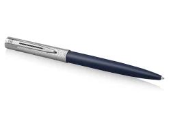 Waterman® Allure Deluxe Ballpoint Pen, Medium Point, 0.7 mm, Blue Lacquer Barrel, Blue Ink