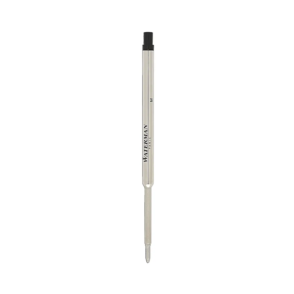Waterman® Ballpoint Pen Refill, Medium Point, 0.7 mm, Black