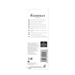 Waterman® Ballpoint Pen Refill, Medium Point, 0.7 mm, Black