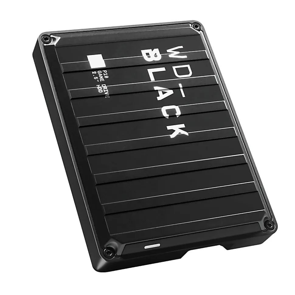 WD_Black P10 WDBA3A0040BBK 4 TB Portable Hard Drive - 2.5" External - Black - Gaming Console, Desktop PC Device Supported - WDBA3A0040BBKWESN