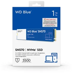 WD BLUE SN570 NVMe™ Internal SSD, 1TB, Blue