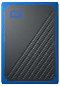 WD My Passport Go Portable SSD, 500GB, Black/Blue