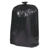 Webster® EarthSense® 1.25 mil Trash Bags, 33 gal, 33"H x 39"W, 75% Recycled, Black, 100 Bags