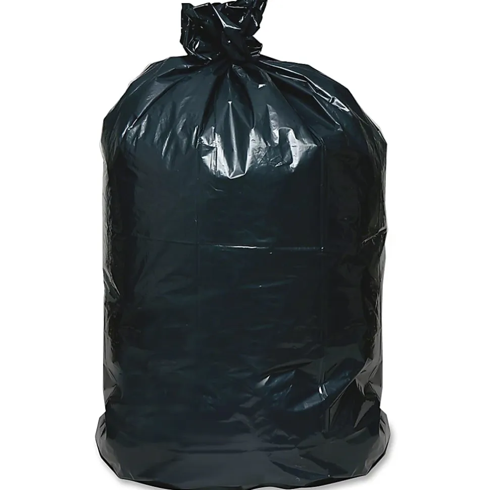 Webster Reclaim Heavy-Duty Recycled Can Liners, Extra Large Size, 56 gal, 43"x 48", 1.25 mil (32 Micron) Thickness, 100 Count - RNW4750