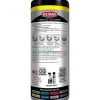 Weiman Stainless Steel Wipes - Wipe - 7" Width x 8" Length - 30 / Canister - 4 / Carton - White