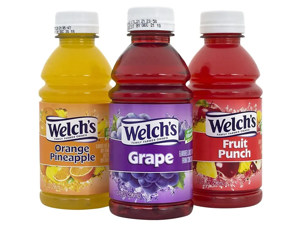 Welch's Juice, 10 Oz, Assorted Flavors, Pack Of 24 Bottles