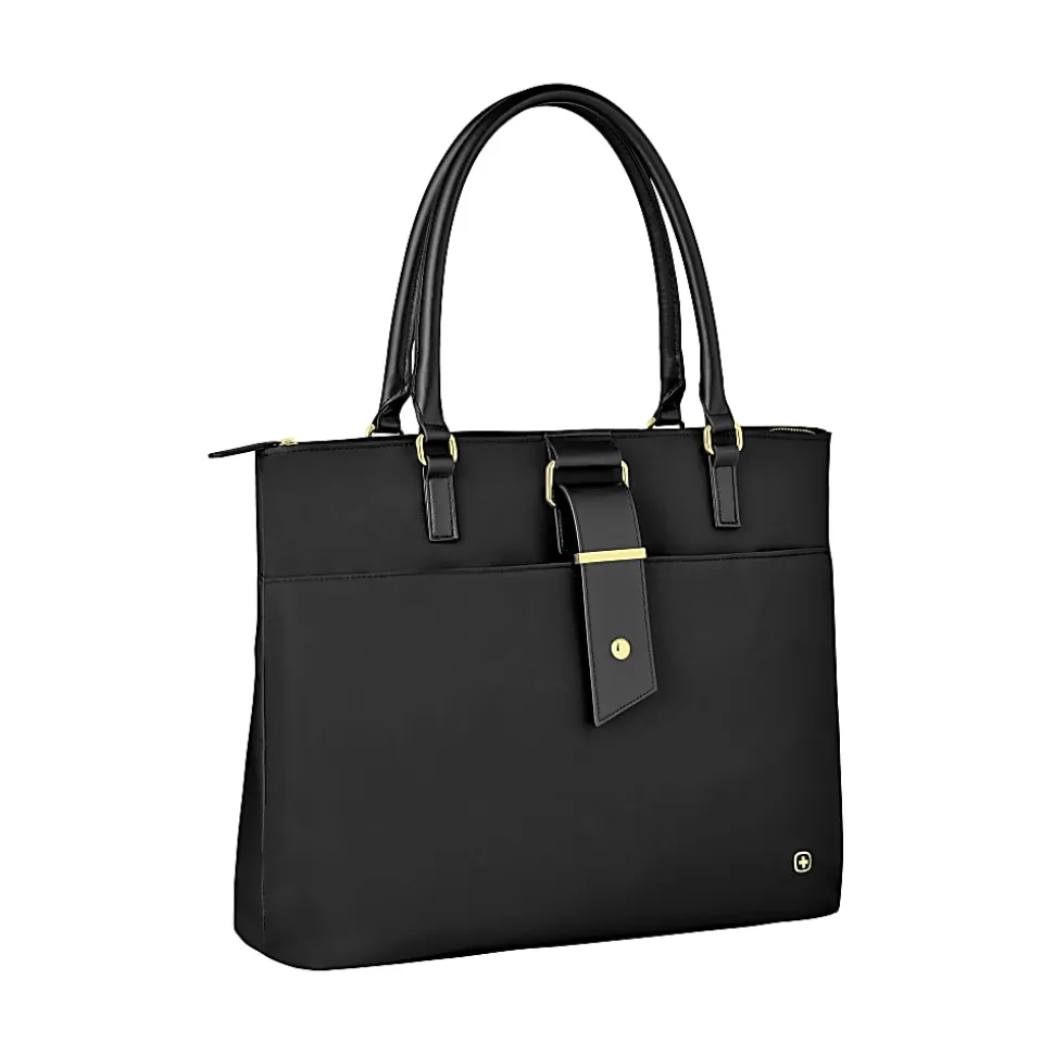 Wenger® Ana Laptop Tote With 15.6" Laptop Pocket, Black