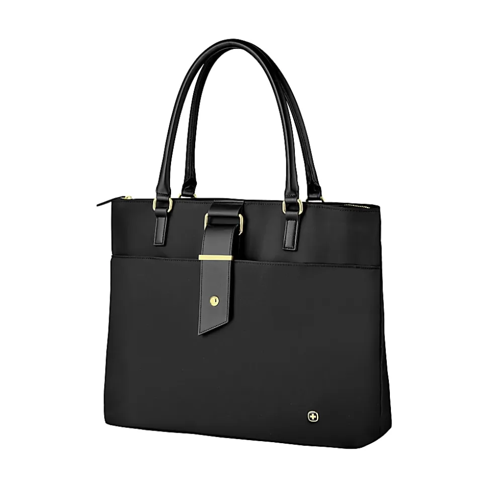 Wenger® Ana Laptop Tote With 15.6" Laptop Pocket, Black
