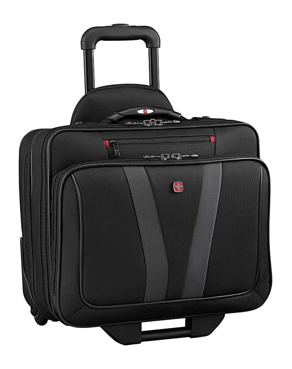 Wenger® Granada Pro Wheeled Laptop Case With 15.6" Laptop Pocket, Black
