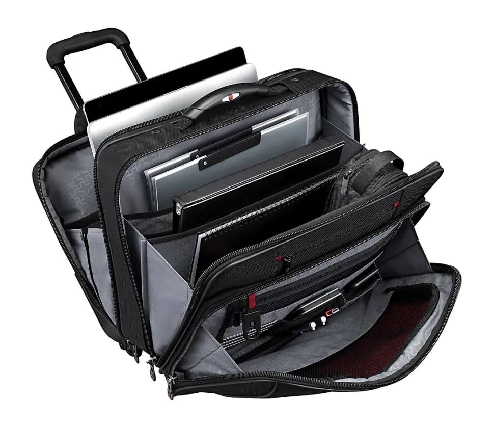 Wenger® Granada Pro Wheeled Laptop Case With 15.6" Laptop Pocket, Black