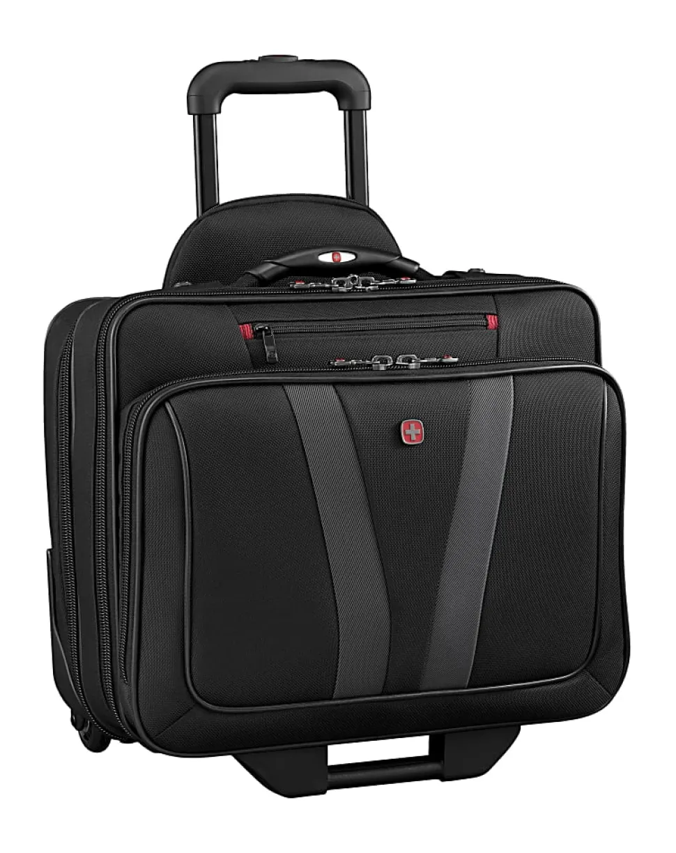 Wenger® Granada Pro Wheeled Laptop Case With 15.6" Laptop Pocket, Black