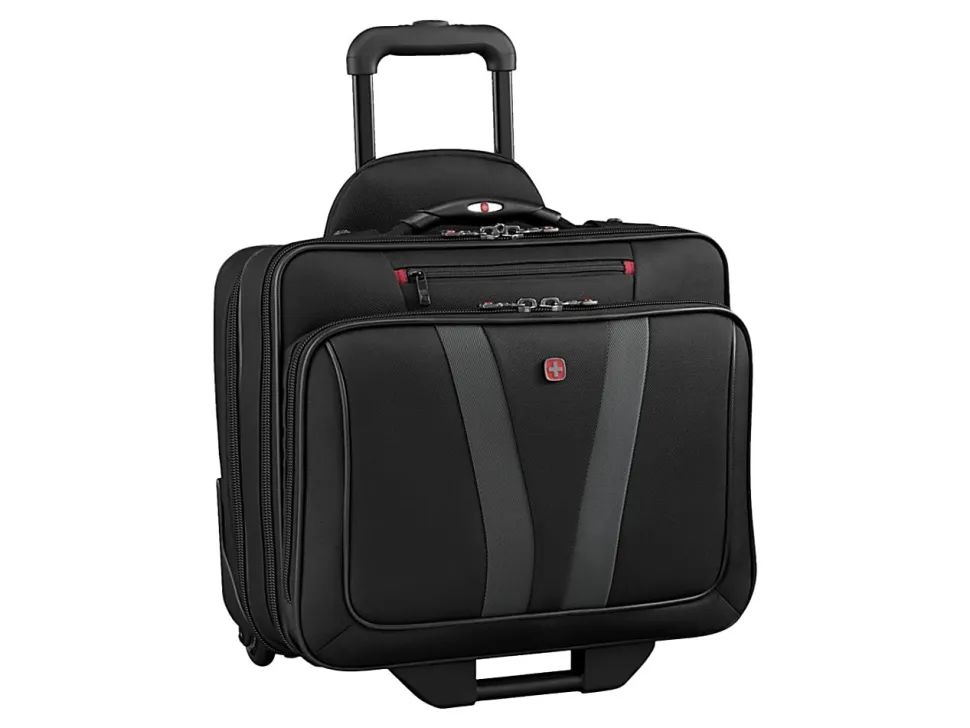 Wenger® Granada Pro Wheeled Laptop Case With 15.6" Laptop Pocket, Black