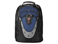 Wenger® Ibex Laptop Backpack, Black/Blue