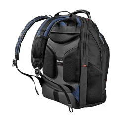 Wenger® Ibex Laptop Backpack, Black/Blue