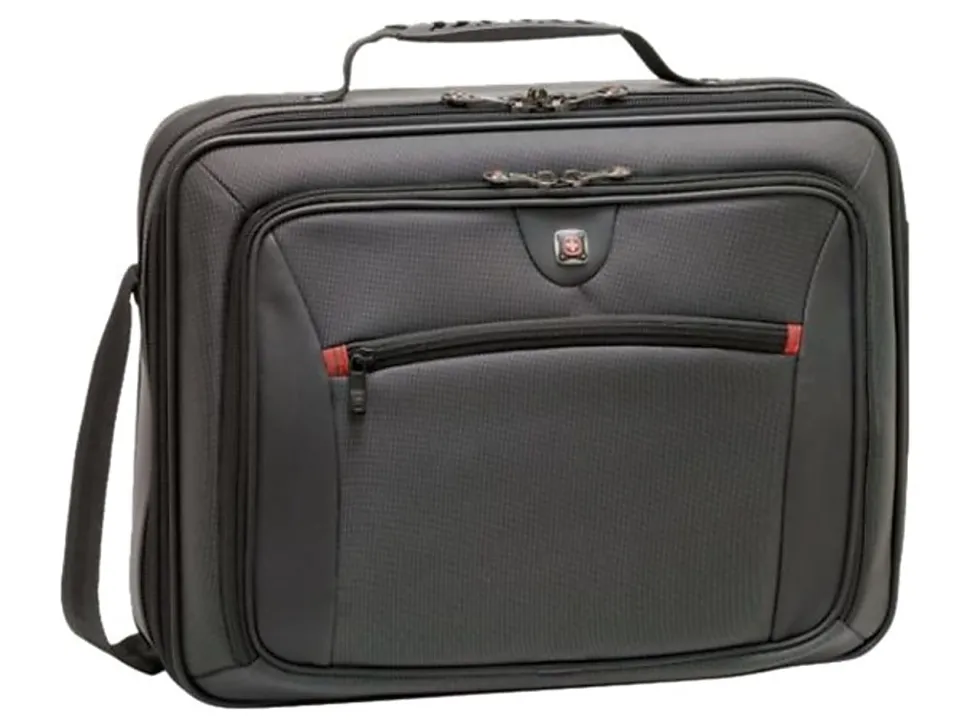 Wenger® Insight Single Gusset Laptop Case, Gray