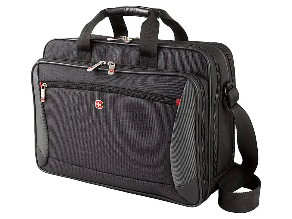 Wenger® Mainframe Briefcase With 15.6" Laptop Pocket, Black