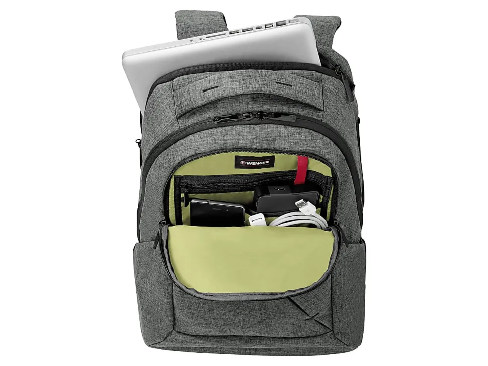 Wenger® MoveUp 16 Laptop Backpack, Charcoal Heather