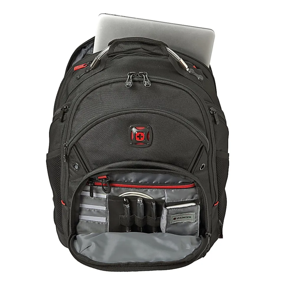 Wenger® Synergy Ballistic Laptop Backpack, Black