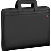 Wenger® Venture Zippered Presentation Padfolio, 13 13/16"H x 12 7/16"W x 3 1/8"D, Black