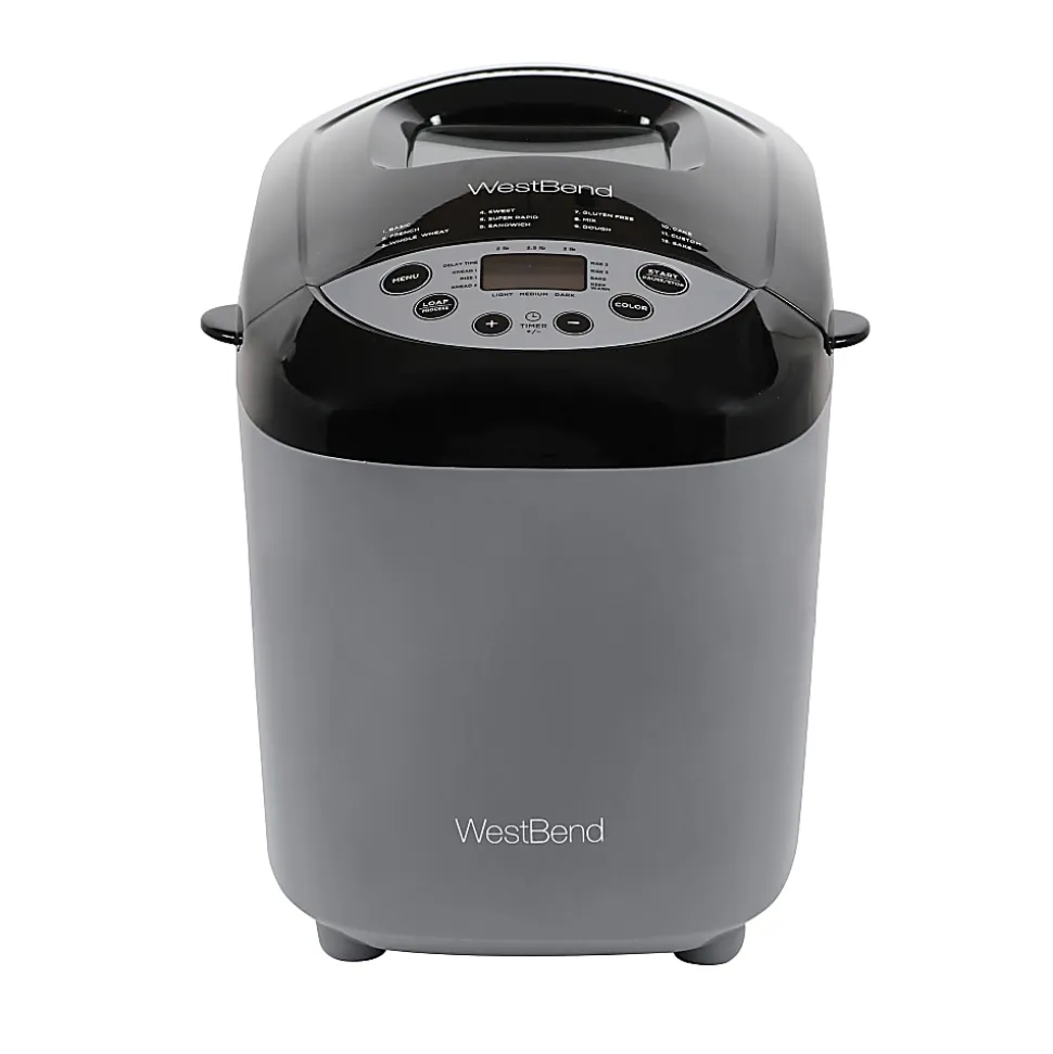 West Bend Hi-Rise Digital Bread Maker, Gray
