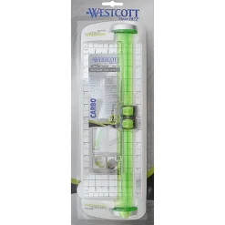 Westcott® Carbo Titanium Personal Paper Trimmer, 12", Green