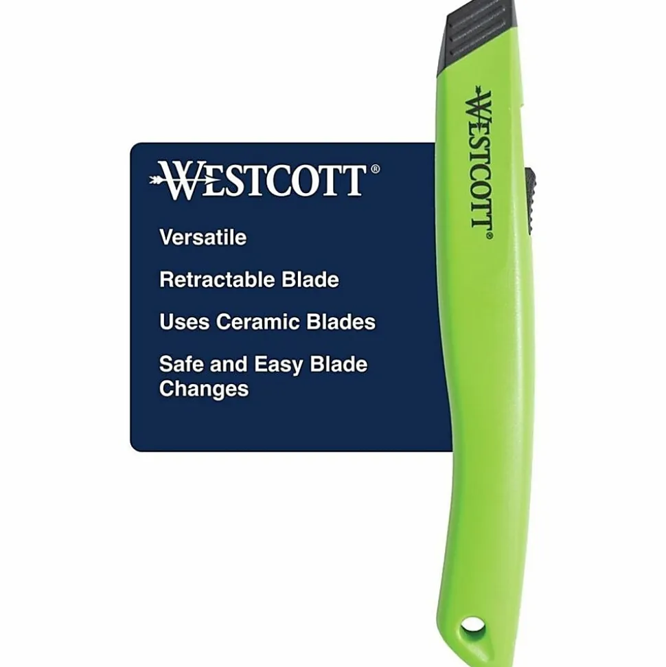 Westcott® Ceramic Utility Box Cutter, 3/8" Blade