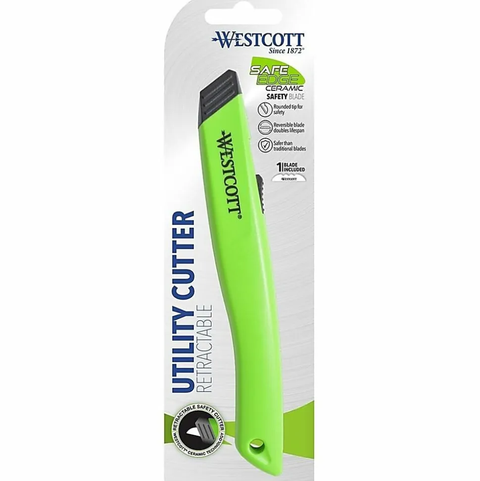 Westcott® Ceramic Utility Box Cutter, 3/8" Blade