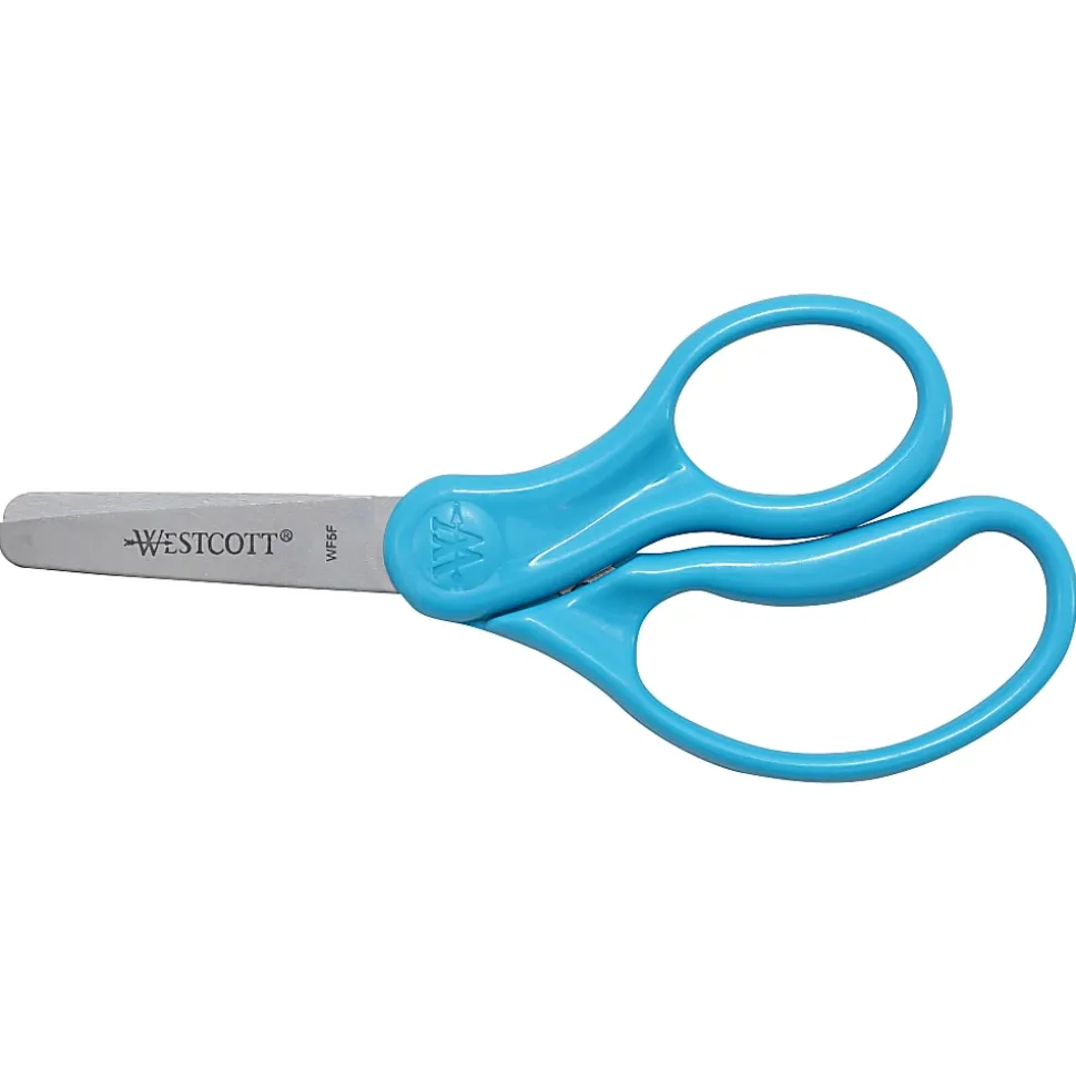 Westcott® Hard Handle Kids Value Scissors, 5", Blunt, Assorted Colors