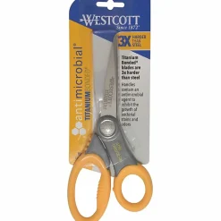Westcott Hard Handle Scissors With Antimicrobial Protection, 8