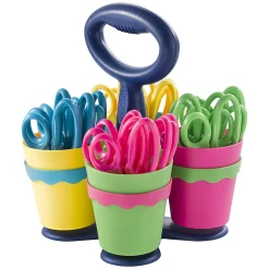 Westcott® Kids Anti-Microbial Product Protection Scissors With Caddy, 5