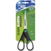 Westcott KleenEarth Recycled 7" Scissors - 2.75" Cutting - 7" Overall - Straight-left/right - Stainless Steel - Pointed Tip - Black, Silver - 1 Each