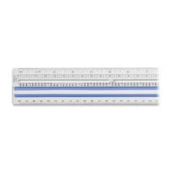 Westcott® 15" Magnifying Ruler, Clear Plastic