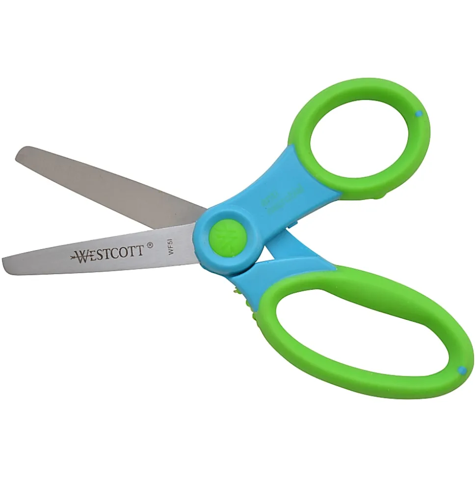 Westcott® Soft Handle Kids Scissors, 5", Pointed, Assorted Colors