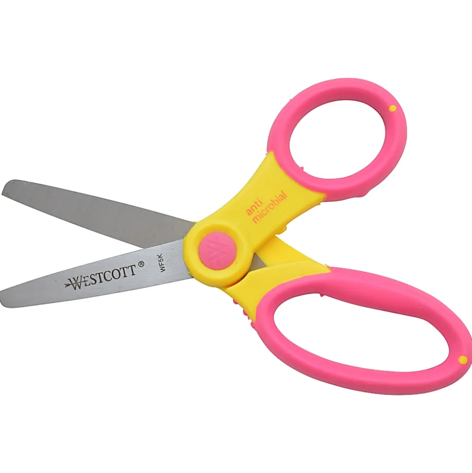 Westcott® Soft Handle Kids Scissors, 5", Pointed, Assorted Colors