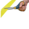 Westcott® Titanium Bonded Non-Stick Scissors, 8", Straight, Gray/Yellow