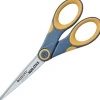 Westcott® Titanium Bonded Non-Stick Scissors, 7", Pointed, Gray/Yellow