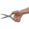 Westcott® Titanium Bonded Scissors, Pointed, Gray/Yellow, Pack Of 2