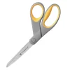 Westcott® Titanium Bonded Scissors, 8", Bent, Gray/Yellow