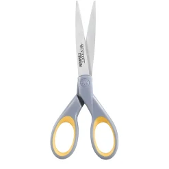 Westcott® Titanium Bonded Scissors, 7", Straight, Gray/Yellow