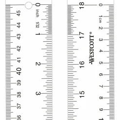Westcott® Transparent Acrylic Ruler, 18