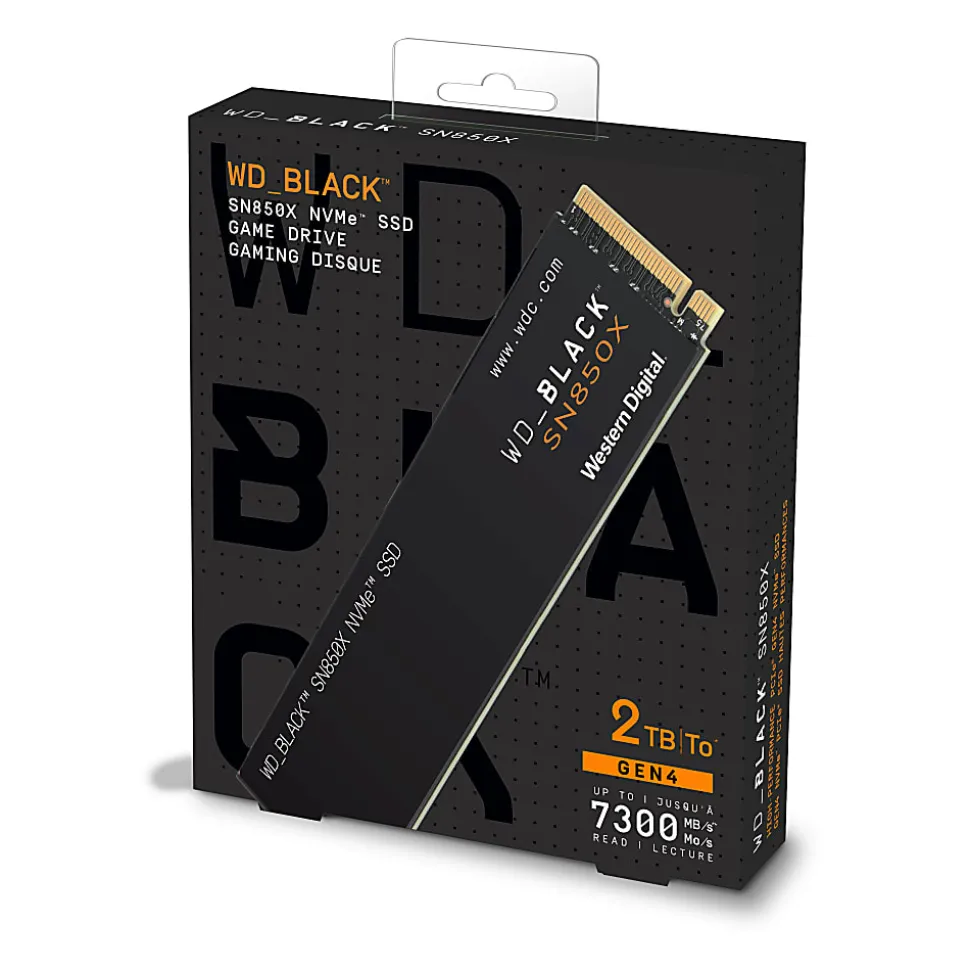 Western Digital BLACK™ SN850X NVMe™ SSD, 2TB, Black