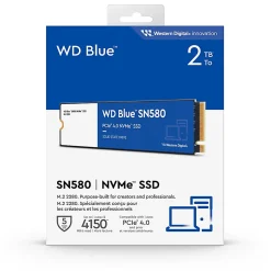 Western Digital Blue™ SN580 NVMe™ SSD, 2TB, Blue