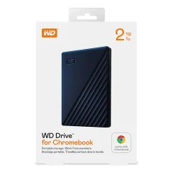 Western Digital Drive™ for Chromebook, 2TB, Midnight Blue
