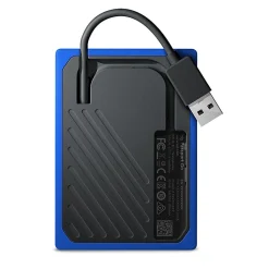 Western Digital My Passport™ Go External SSD, 2TB, Black/Cobalt