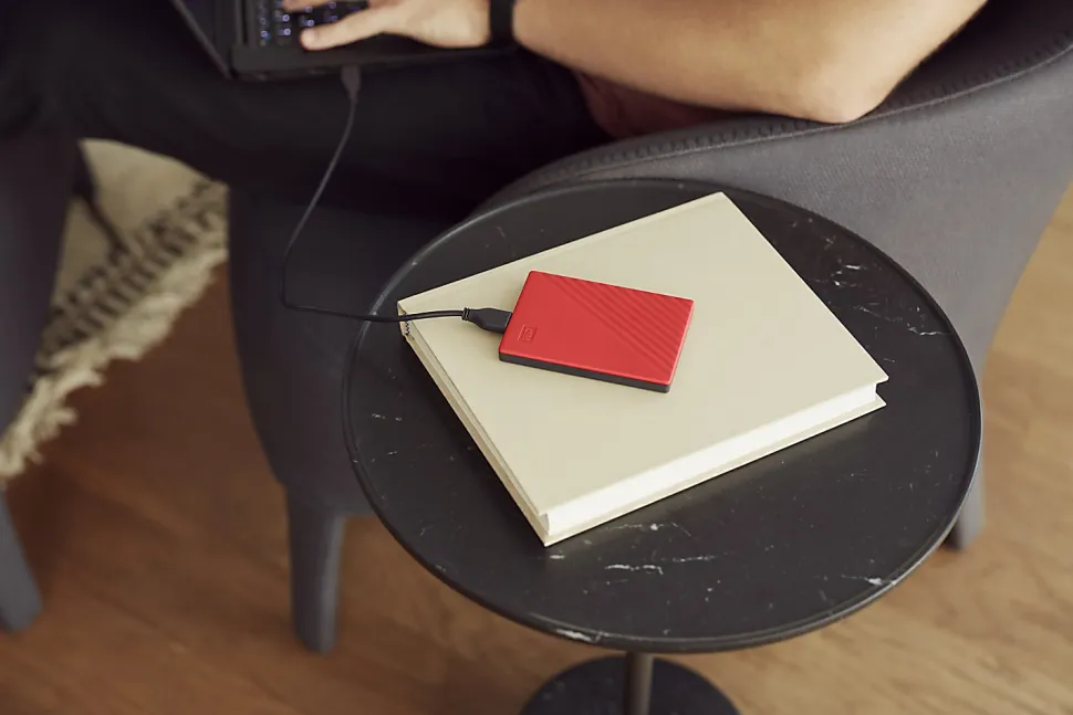 Western Digital My Passport™ Portable HDD, 4TB, Red