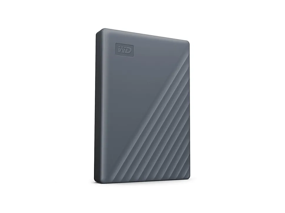 Western Digital My Passport® Portable Hard Drive, 2TB, Silicon Gray